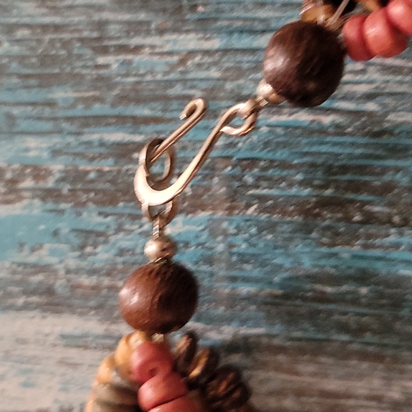 Boho Beaded Necklace & Bracelet - Picture 2 of 3